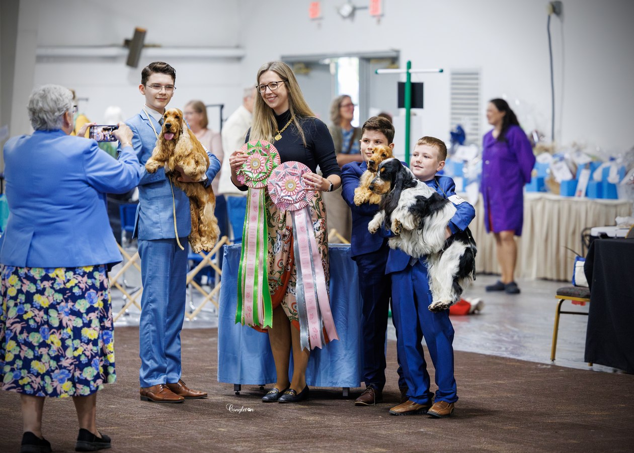 Judging Junior Showmanship at the ECSCA National